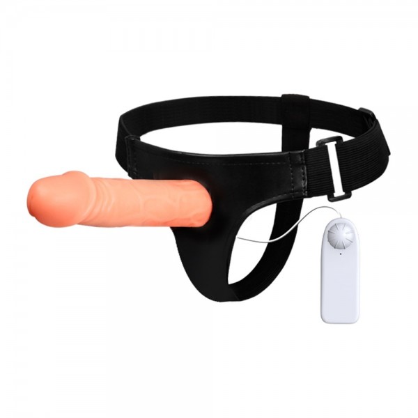 7,5 cm Dolgulu Titreşimli Protez Strapon