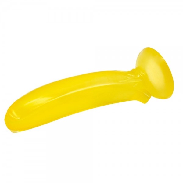 17 cm Vantuzlu Muz Şeklinde Silikon Anal Plug 4