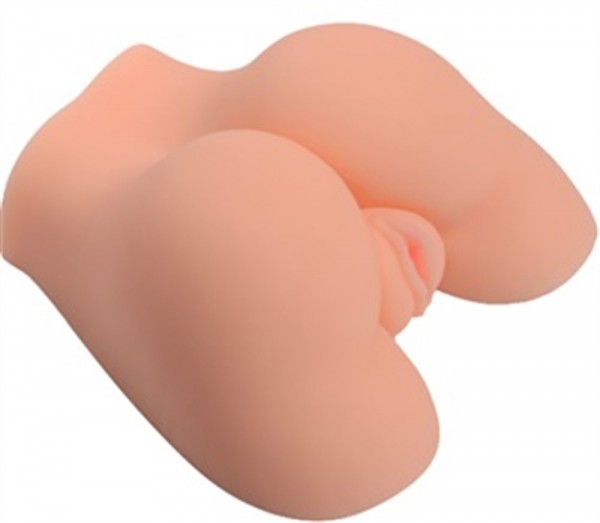 2 İşlevli 3D Realistik Kalça Suni Vajina Anüs - Small Red Plum