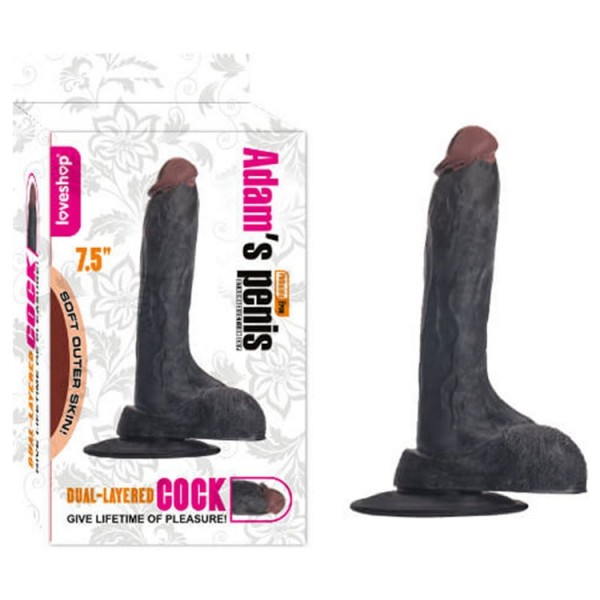 19 cm Adams Zenci Ten Renginde Suni Penis