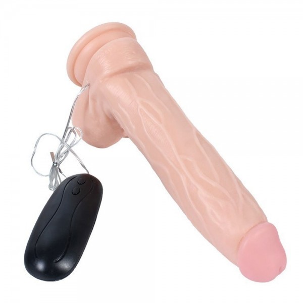 20 cm Gerçekçi Titreşimli Dildo Vibratör Penis - Holy Dragon
