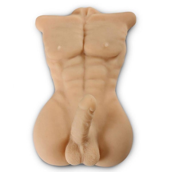18 cm Realistik Penisli Gerçek Ölçülerde Erkek Vücut